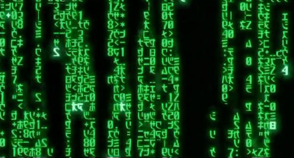《黑客帝国》中下落的绿色代码实际是寿司食谱