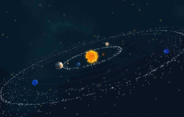 太阳系中的行星为什么都在旋转