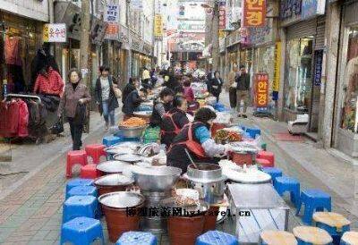釜山国际市场饮食街